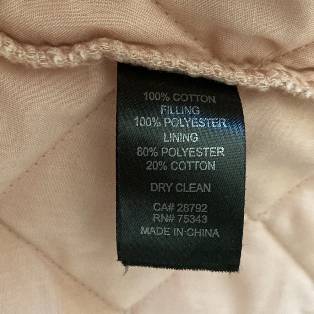 Joie quilted chore coat light pink M - Picture 5 of 7